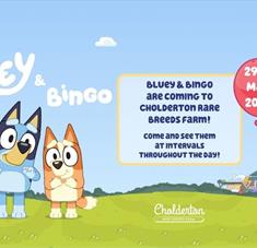 Farm Day Entry PLUS see Bluey and Bingo at intervals throughout the day