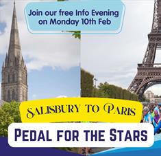 Pedal for the Stars - Salisbury to Paris Cycle Challenge